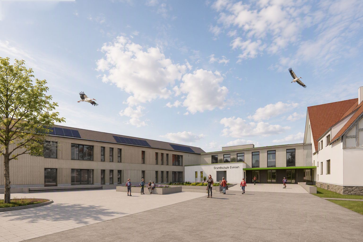 Erweiterung, Umbau und Sanierung der Grundschule Evesen 
