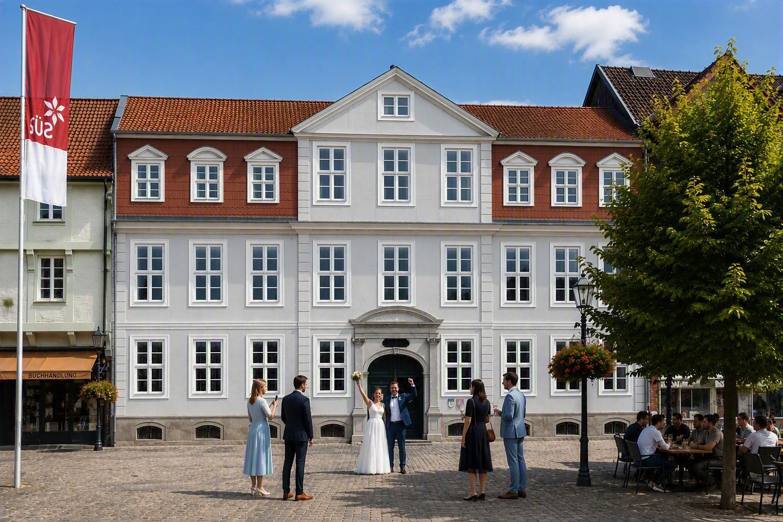 Sanierung des historischen Standesamtes in Wolfenbüttel, Stadtmarkt 15 