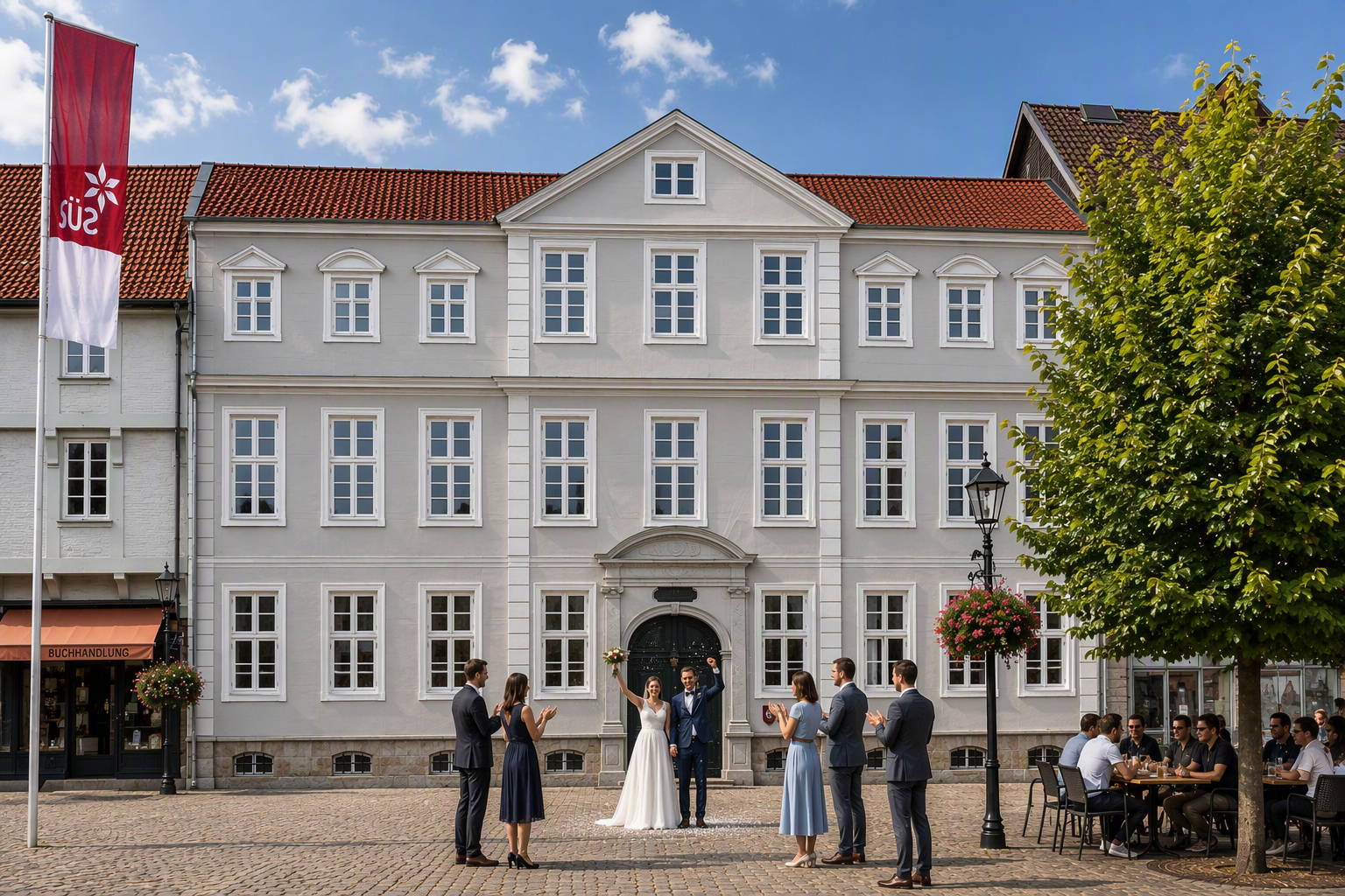 Sanierung des historischen Standesamtes in Wolfenbüttel, Stadtmarkt 15 