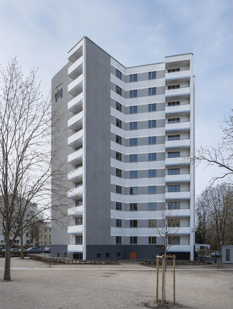 Sanierung des Hochhauses in der Wilhelm-Busch-Stra&szlig;e 6 Hildesheim 