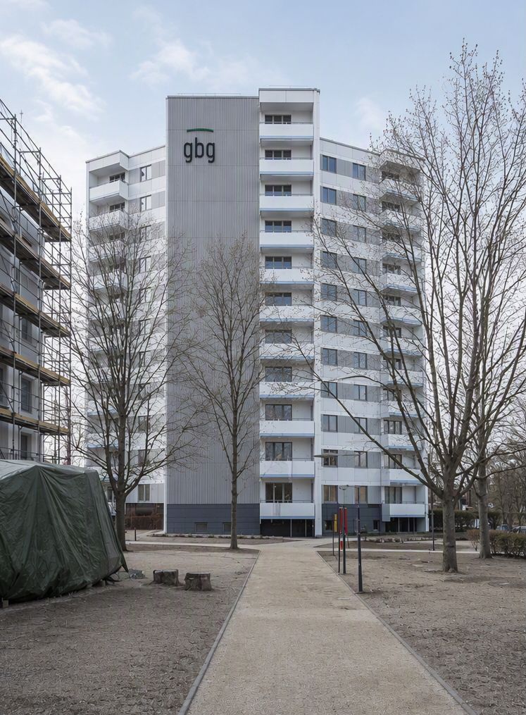 Sanierung des Hochhauses in der Wilhelm-Busch-Stra&szlig;e 6 Hildesheim 